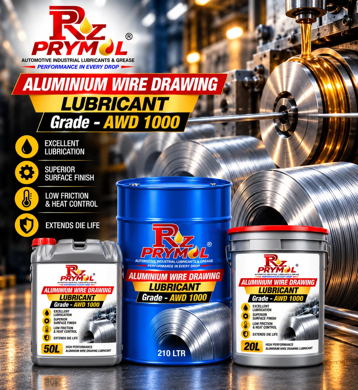 Prymol AWD 1000 Aluminium Wire Drawing Lubricant
